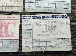 AEROSMITH Ticket Stub 11pc Lot 1982 1984 1985 1986 1987 1994 2007 2012 MICHIGAN