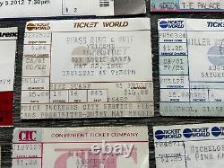 AEROSMITH Ticket Stub 11pc Lot 1982 1984 1985 1986 1987 1994 2007 2012 MICHIGAN