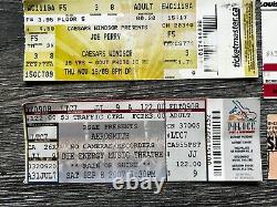 AEROSMITH Ticket Stub 11pc Lot 1982 1984 1985 1986 1987 1994 2007 2012 MICHIGAN