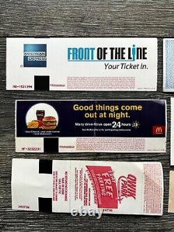 AEROSMITH Ticket Stub 11pc Lot 1982 1984 1985 1986 1987 1994 2007 2012 MICHIGAN