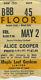 Alice Cooper 1975 Welcome To My Nightmare Concert Ticket Stub Maple Leaf Gardens