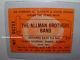 Allman Brothers Band 1973 Concert Ticket Stub Tampa Stadium Mega Rare Graphics