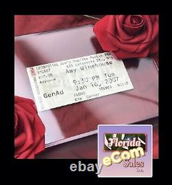 AMY WINEHOUSE 2007 Concert Ticket Stub Joe's Pub NYC American Debut