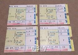 AUTHENTIC Elvis Presley 1971 Original Concert Ticket Stubs Cincinnati Ohio RARE
