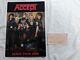 Accept Japan Tour 1986 Concert Program Ticket Stub