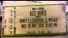 Andy Mc S Concert Ticket Stub Collection