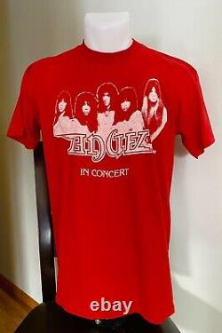 Angel Concert T-Shirt VINTAGE 1979 Large WITH Concert Ticket stub Punky Meadows