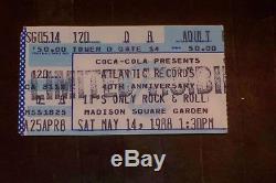 Atlantic Records 40th Anniversary 1988 Concert Ticket Stub Led Zeppelin Reunion