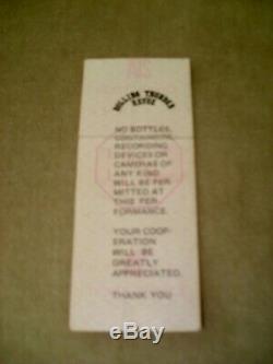 Auth. BOB DYLAN Rolling Thunder Revue 1976 Gainesville FL Concert Ticket Stub