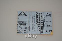 Authentic Beatles 1964 Milwaukee Arena Musical Concert Ticket Stub Rare Original