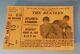 Authentic Beatles Atlanta Stadium August 1965 Concert Ticket Stub Salmon