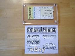 Authentic Elvis Presley Concert Ticket Stubs 1973 Omni Atlanta, 1975 Richfield