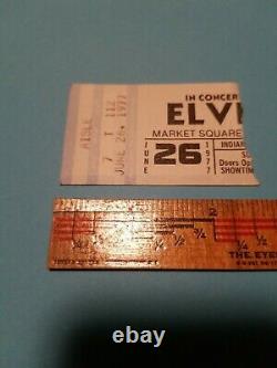 Authentic Ticket Stub Elvis Presley's Last Concert Indianapolis Indiana 6/26/77