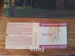 Autographed 1986 Signed Billy Joel Concert Ticket Stub Richfield OH
