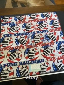 Autographed Bandanna Of Grand Funk Railroad And Concert Ticket Stub 1997 In DC