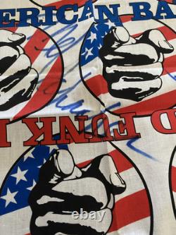 Autographed Bandanna Of Grand Funk Railroad And Concert Ticket Stub 1997 In DC