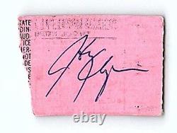 Autographed Harry Chapin Concert Ticket Stub March 7 1978 Lincoln Nebraska