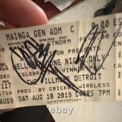 Autographed chad grey Concert Ticket Stub Hellyea Fillmore Detroit 2019