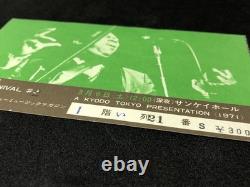 B. B. King (Live In Japan Taping) Sankei Hall Concert Ticket Stub Mar 6 1971 BB