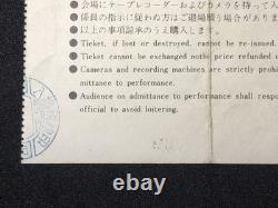 B. B. King (Live In Japan Taping) Sankei Hall Concert Ticket Stub Mar 6 1971 BB