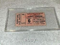 BARBRA STREISAND 1966 RARE USED CONCERT TICKET STUB Atlanta Stadium Georgia USA