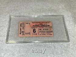 BARBRA STREISAND 1966 RARE USED CONCERT TICKET STUB Atlanta Stadium Georgia USA