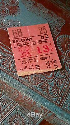 BEACH BOYS! 1965NYC ACADEMY OF MUSIC CONCERT TICKET STUB