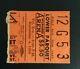 Beatles 1964 Milwaukee Concert Ticket Stub Lower Parquet Orange