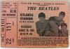 Beatles 1965 Atlanta Stadium Concert Ticket Stub Ringo, John, Paul, George