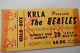 Beatles 1966 Original Concert Ticket Stub Los Angeles