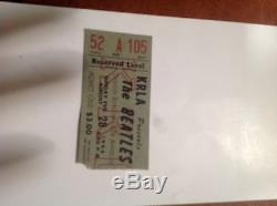 BEATLES 1966 Original CONCERT Ticket STUB Los Angeles
