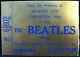 Beatles Atlantic City Convention Hall August 30, 1964 Concert Ticket Stub #32636
