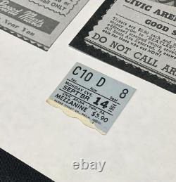 BEATLES CONCERT TICKET STUB September 14, 1964 Pittsburgh, PA Civic Arena RARE