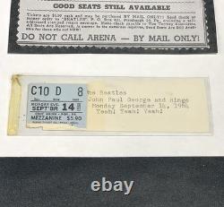 BEATLES CONCERT TICKET STUB September 14, 1964 Pittsburgh, PA Civic Arena RARE