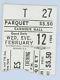 Beatles Carnegie Hall 1964 Original Concert Ticket Stub