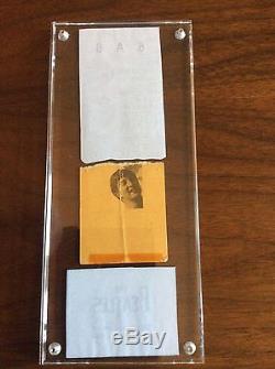 Beatles Historic Concert Ticket Stub 1964 Cleveland Concert Nice Display