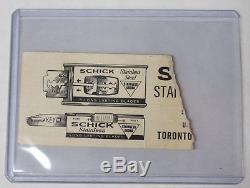 BEATLES Maple Leaf Gardens CANADA 1966 Concert TICKET Stub LENNON McCartney VG++