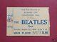 Beatles Original 1964 Concert Ticket Stub Atlantic City, Nj