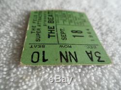 BEATLES Original 1964 CONCERT TICKET STUB Dallas, TX