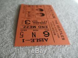 BEATLES Original 1964 CONCERT TICKET STUB Indianapolis NM