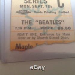 BEATLES Original 1964 CONCERT TICKET STUB Maple Leaf Gardens