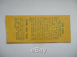 BEATLES Original 1965 CONCERT TICKET STUB Shea Stadium, NYC EX