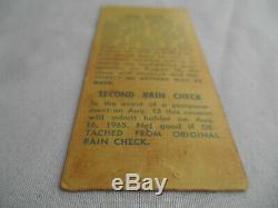 BEATLES Original 1965 CONCERT TICKET STUB Shea Stadium, NYC EX