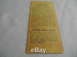 BEATLES Original 1965 CONCERT TICKET STUB Shea Stadium, NYC EX