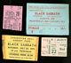 Black Sabbath 1971 Lot Of 4 Uk & Us Concert Ticket Stubs Ozzy Osbourne