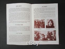 BLACK SABBATH Fillmore East 1971 Concert PROGRAM + TICKET Stub SMALL FACES Ozzy