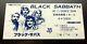 Black Sabbath Ronnie Dio Concert Ticket Stub November 20, 1980 Kyoto Hall Japan
