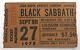 Black Sabbath / Van Halen 1978 Portland Oregon Concert Ticket Stub Never Say Die