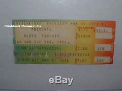 BLACK SABBATH / VAN HALEN'78 Concert Ticket Stub CINCINNATI Riverfront Coliseum