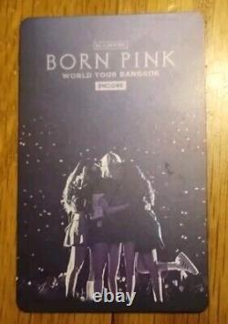 BLACKPINK Concert Ticket Stub and Souvenir CARD Bangkok, Thailand 5/27/2023